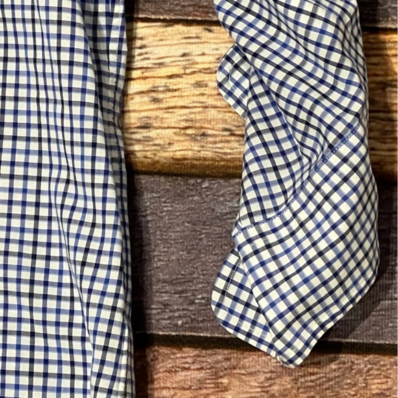 Ralph Lauren Blue Shirt Checkered Long Sleeve Button Down Shirt - Picture 3 of 8